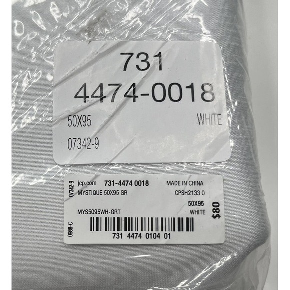 NWT Set of 2 Panel Max 100 Blackout Curtains 50”X95” Gray Mystique Grommet $80 - Picture 5 of 5